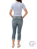 Giovanna Mid-Rise Capri  by Silver Jeans