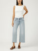 Morning Mist Cropped Wide Leg Jeans