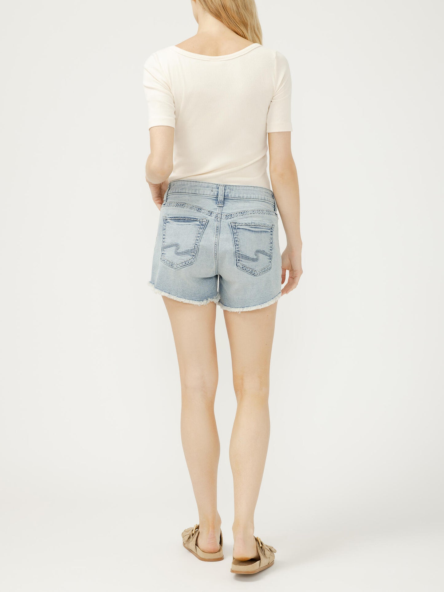 Wildflower Denim Shorts By Silver Jeans