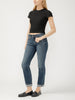 Luma Mid Rise Straight Leg Stretch by Silver Jeans