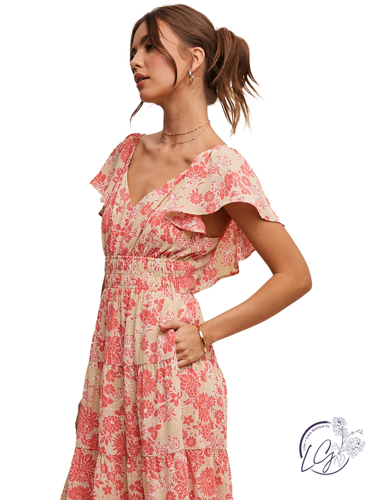 Radiant Layers of Grace Dress