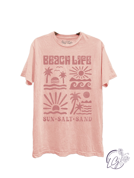 Beach Life Graphic Top