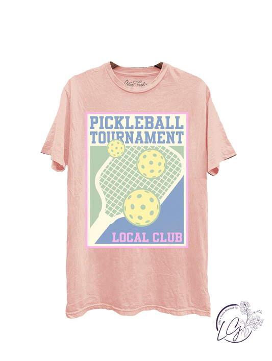 Pickleball Tournament Graphic Top