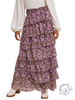 Petal Cascade Maxi Skirt