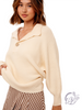 Cozy Collar Sweater Top