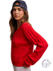 Cranberry Chic Pullover Sweater