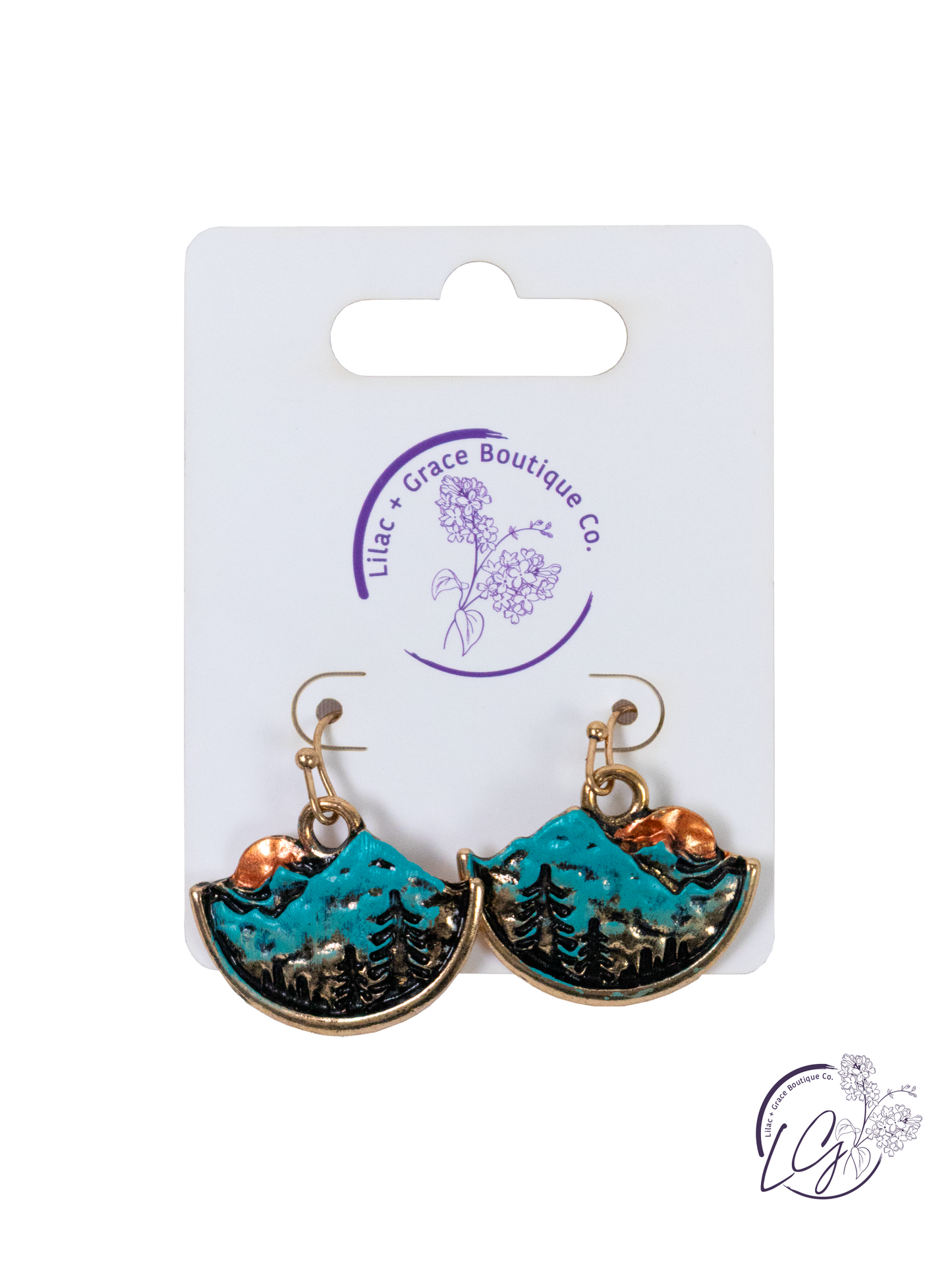 Mountain Horizon Drop Earrings