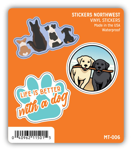 Dog Lover Mini Trio Sticker Pack