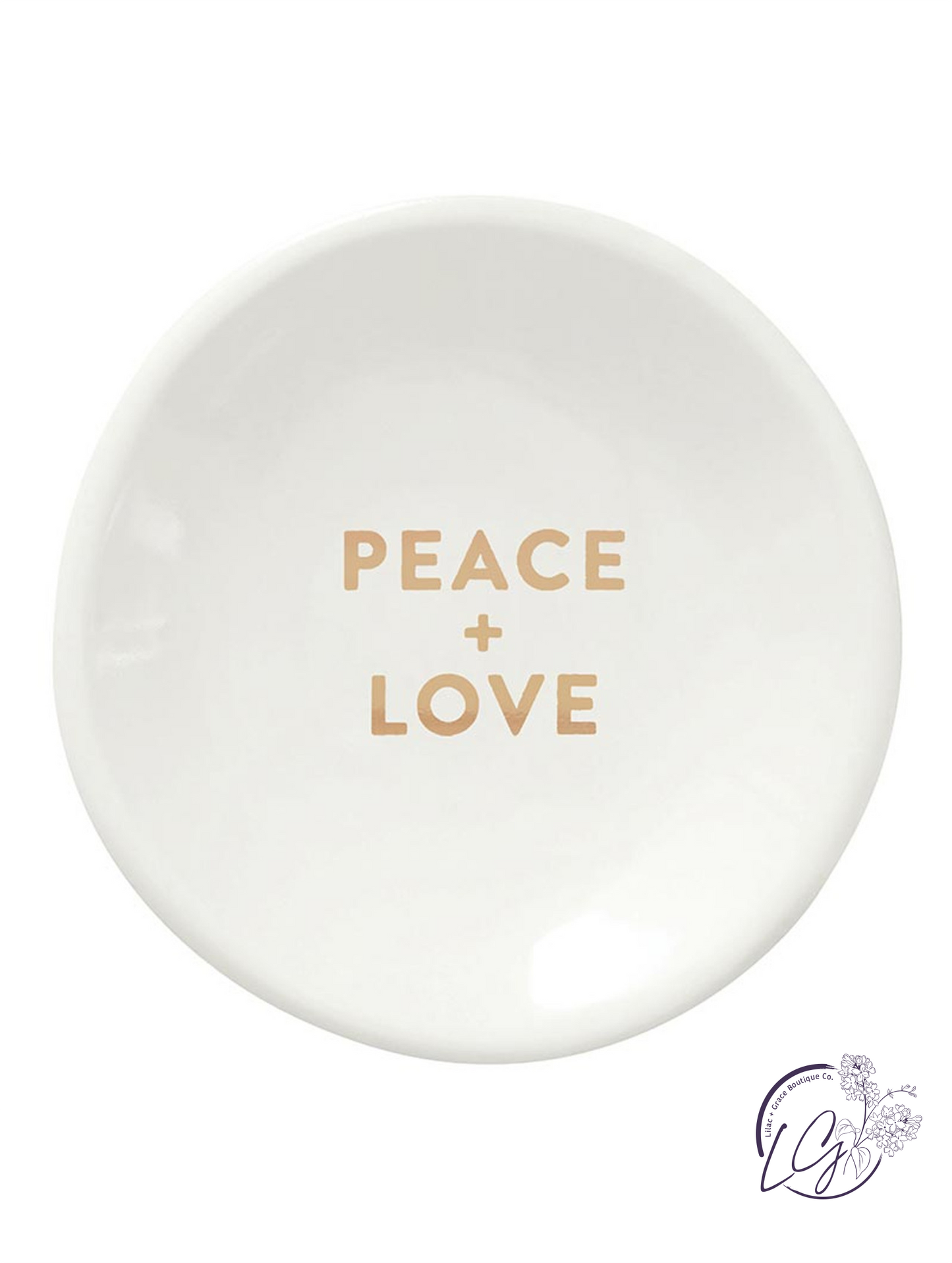 Holiday Stud Earrings & Trinket Tray Sets - Peace on Earth