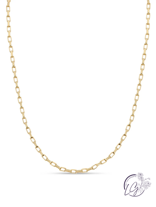 Rectangular Chain Necklace