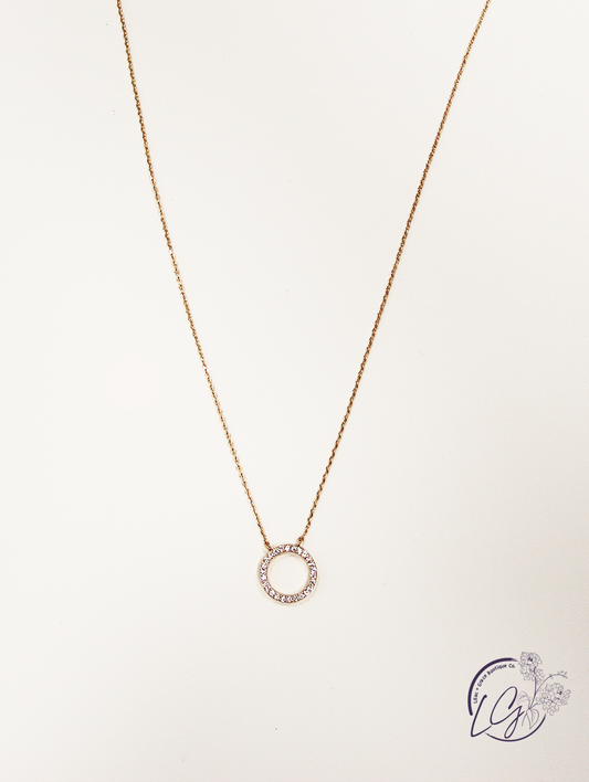 Open Pave Necklace