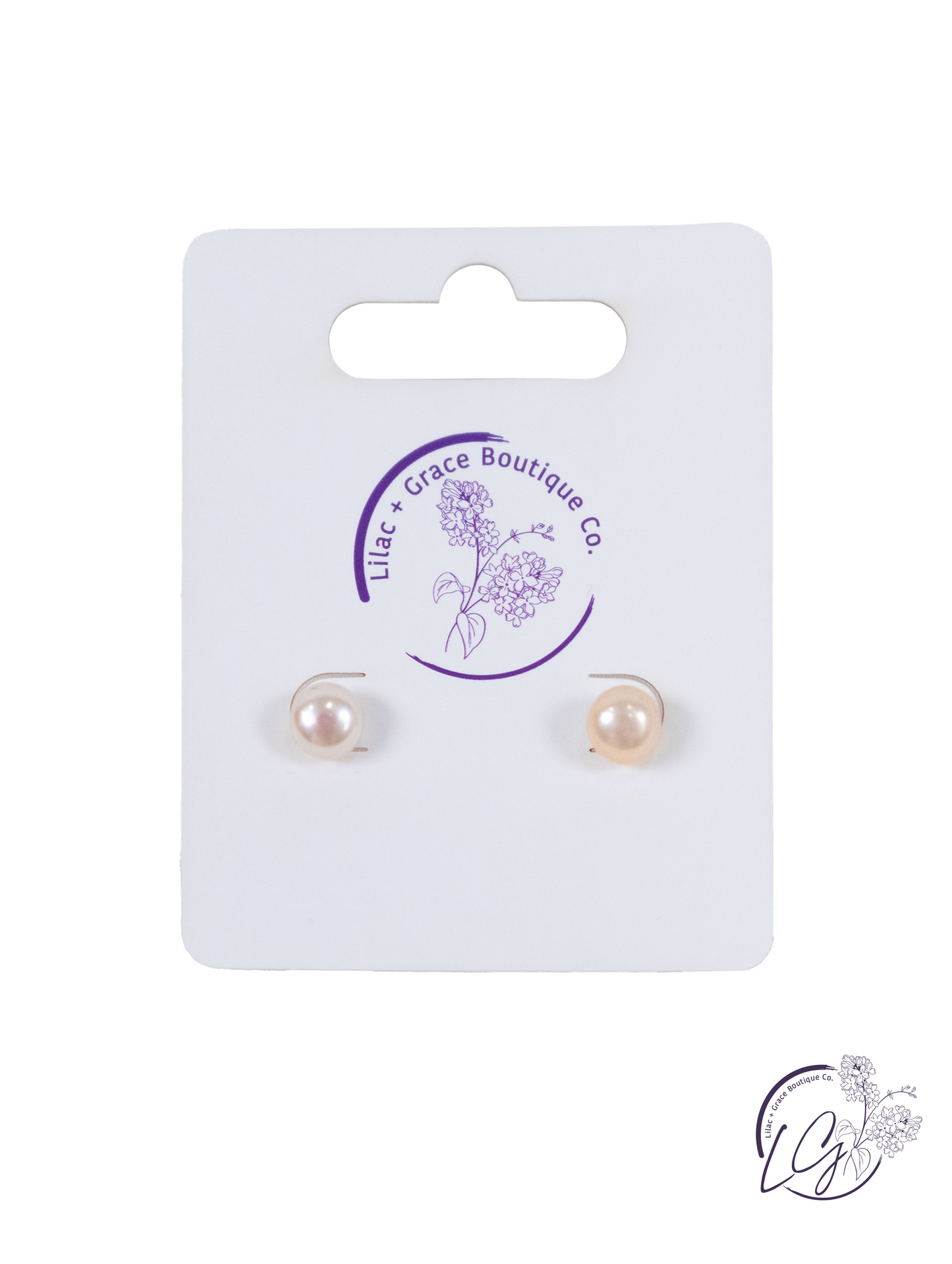 Pearl Stud Earrings