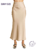 Curvy City Stroll Sleek Midi Skirt