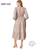 Curvy Glow Paints The Horizon Dress