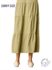 Curvy Grass Sways Gently Skirt