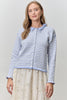Petal Stripe Cardigan