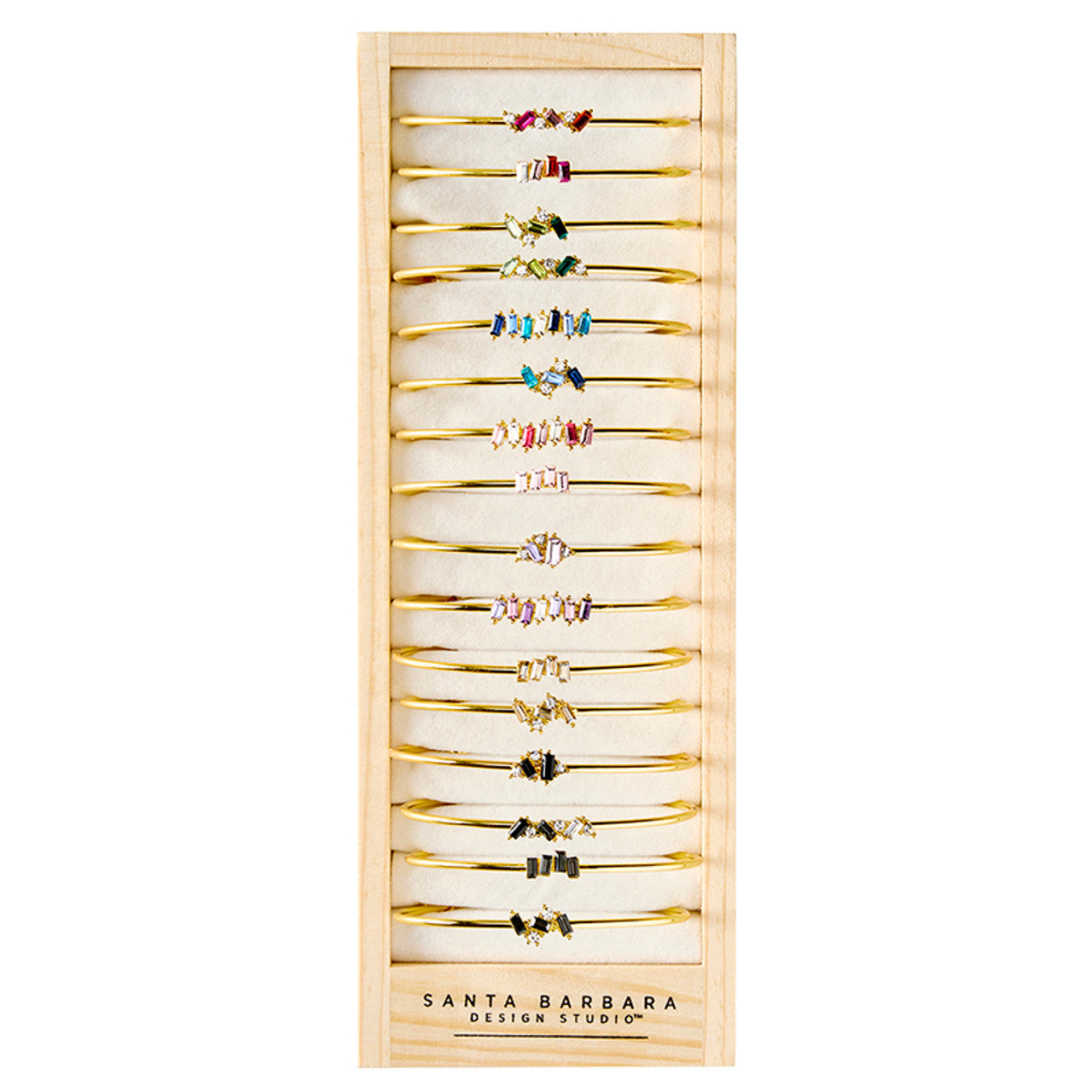 Fleur Crystal Bangles