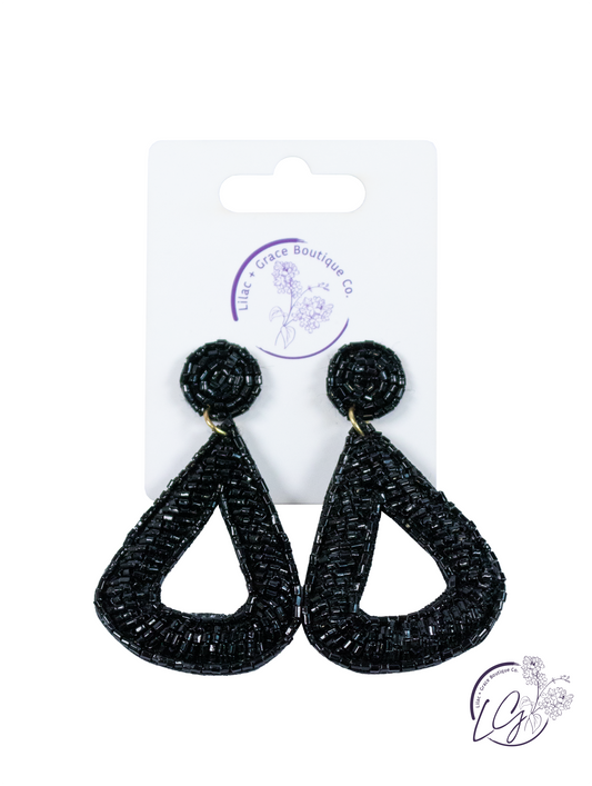 Rhinestone Teardrop Earring