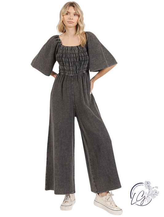 Stone Washed Jumpsuit