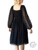 Alpine Breeze Swiss Dot Chiffon Dress