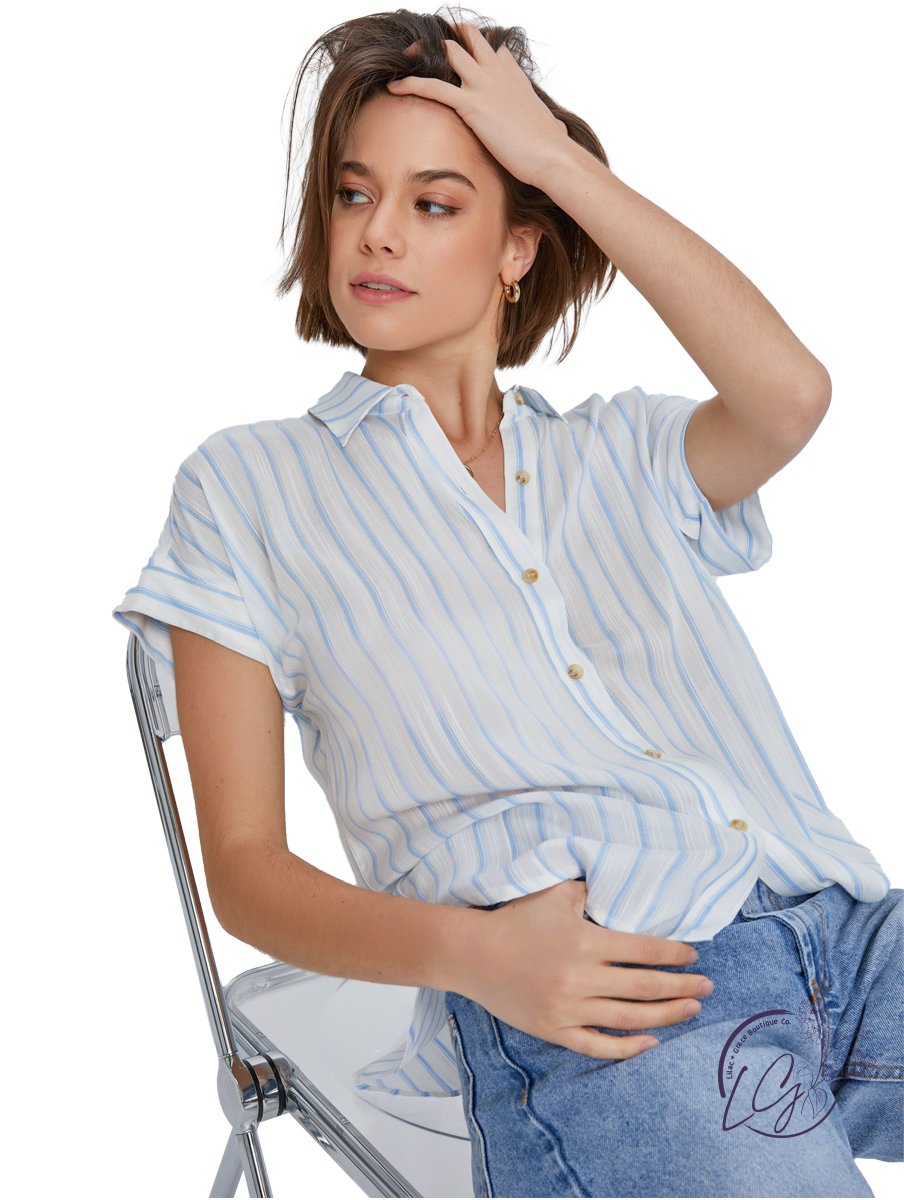 Urban Chic Jacquard Stripes Top