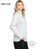Curvy Reverse Stitch Sweater