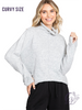Curvy Reverse Stitch Sweater