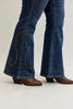 Curvy Dusty Trail Studded Bootcut Jean from Judy Blue