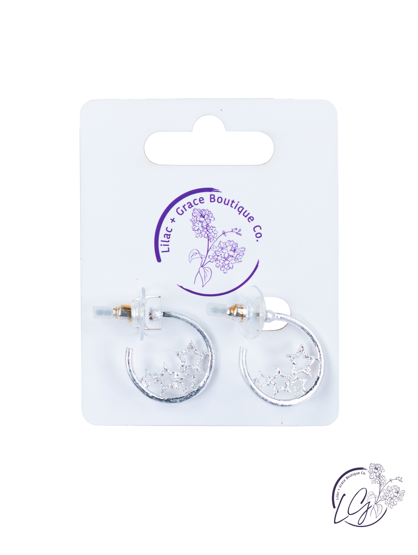 Silver Multi Design Earrings