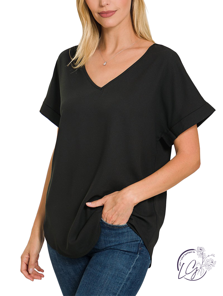 Simply Stylish V-Neck Top