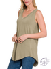 Sleek V-Neck Tank Top