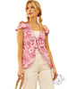 Gardenia Grace Woven Top