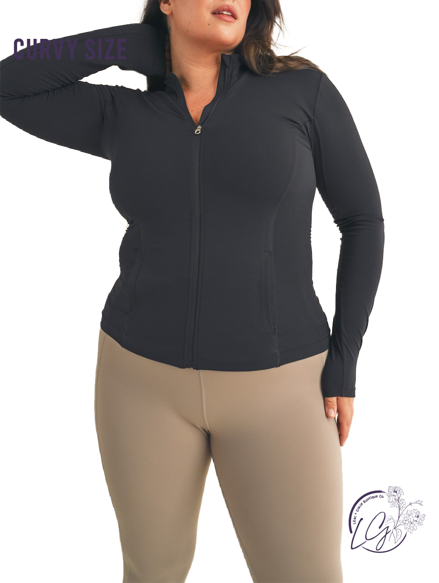 Curvy Supreme Softness Fitted Jacket