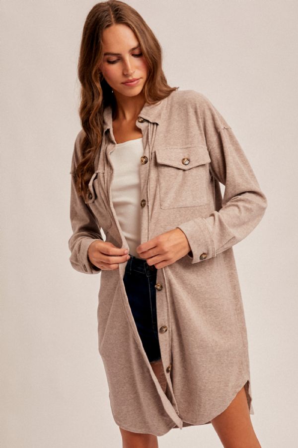 Laid Back Knit Shacket