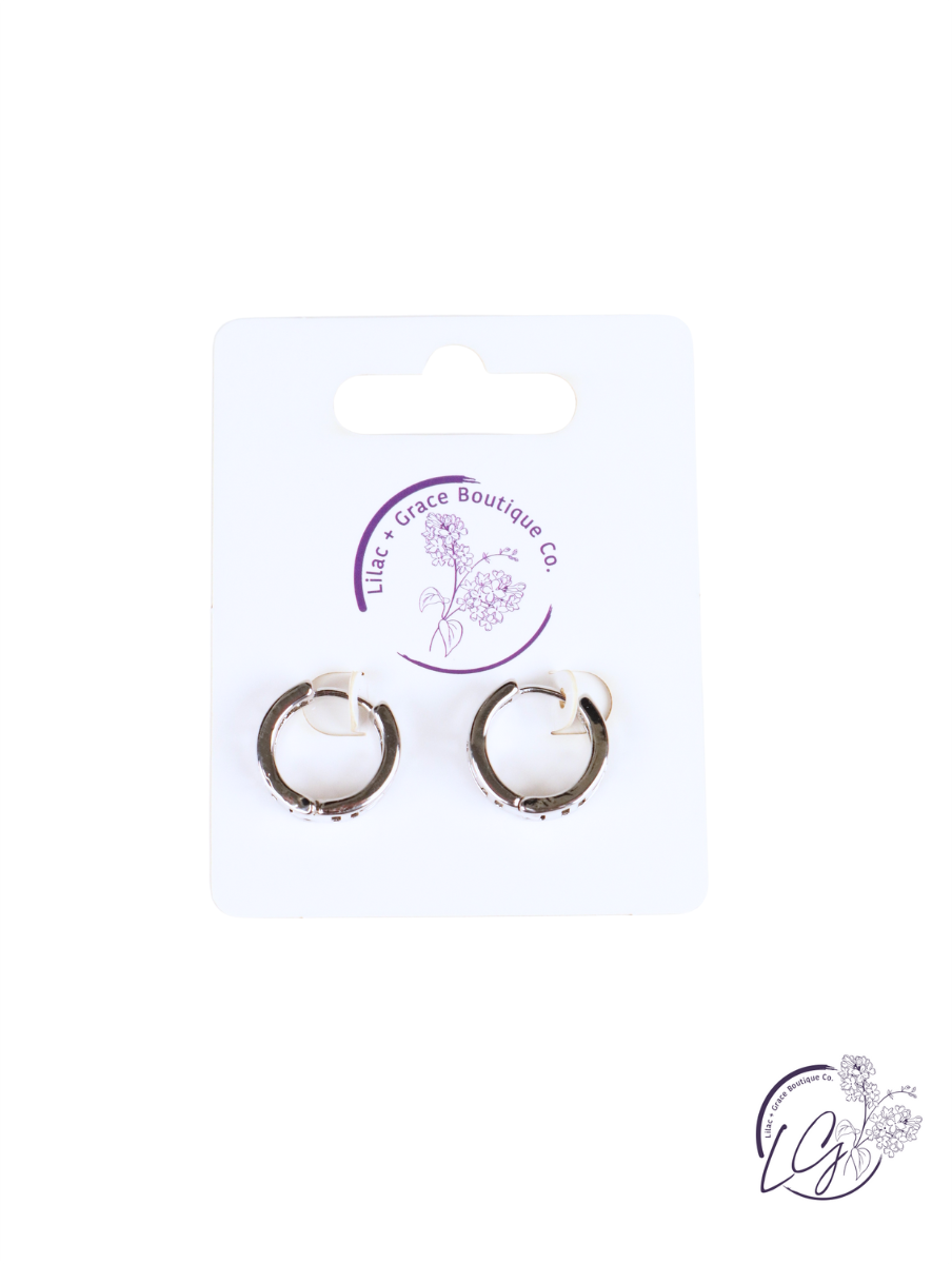 Small Greek Hoop Earring