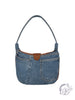 Rhea Hobo Denim And Leather Handbag