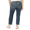 Curvy Belle Mid Rise Boyfriend Slim Leg Non-Distressed By Silver Jeans