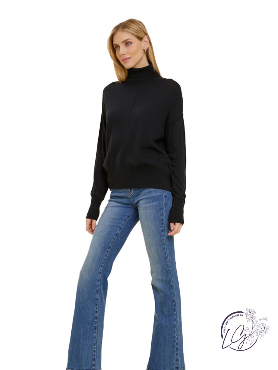 Trendy Twist Turtleneck