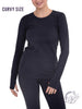 Curvy Thermal Ease Active Long Sleeve