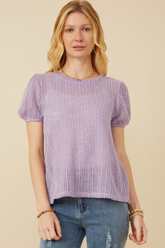 Soft Sculpt Puff Top