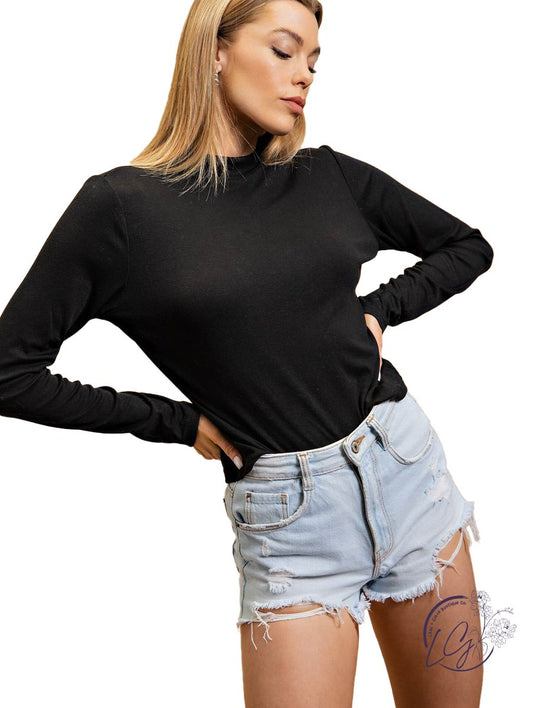 Luxe Layer Mock Top