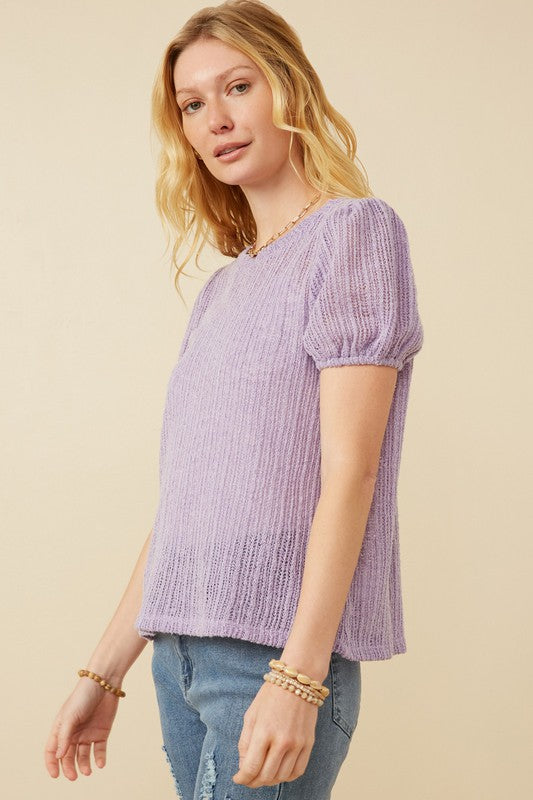 Soft Sculpt Puff Top