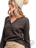 TextureTide Contrast Top