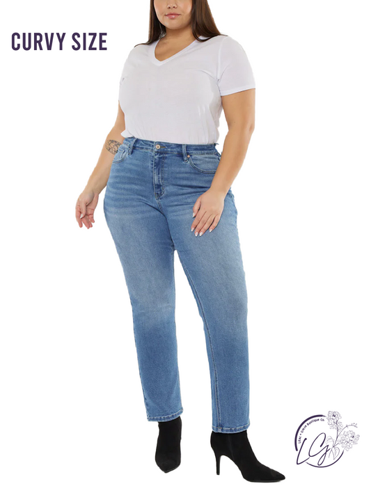 Curvy Baella High Rise Bootcut by KanCan