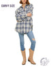 Curvy Plaid Parade Shacket