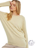 Whispering Waves Boatneck Long Sleeve