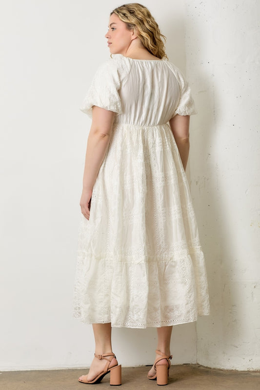Golden Bloom Maxi Dress