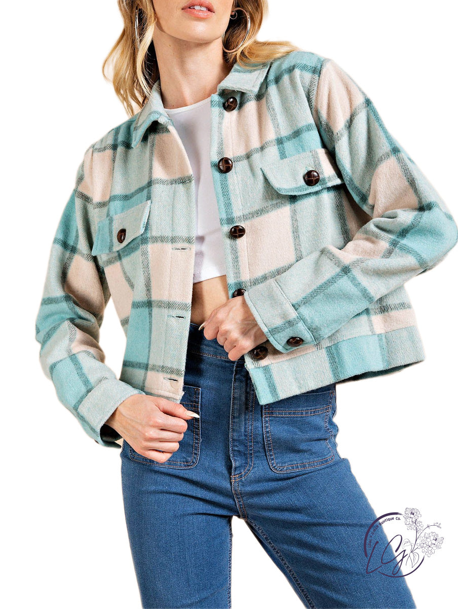 Hug Me Plaid Jacket