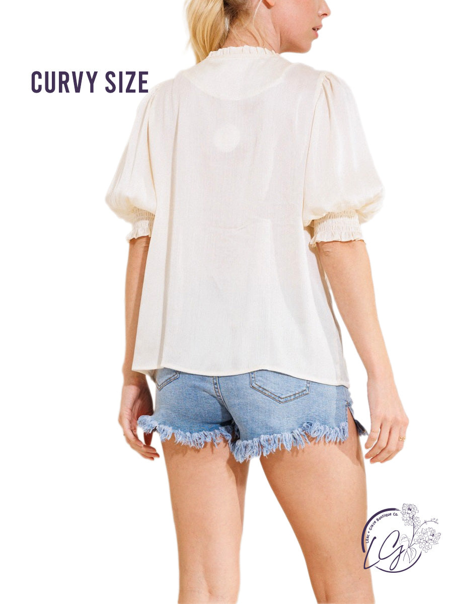 Curvy Honey Bee Blouse