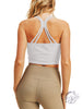 Ribbed Cami Cropped Tank with Strappy Back